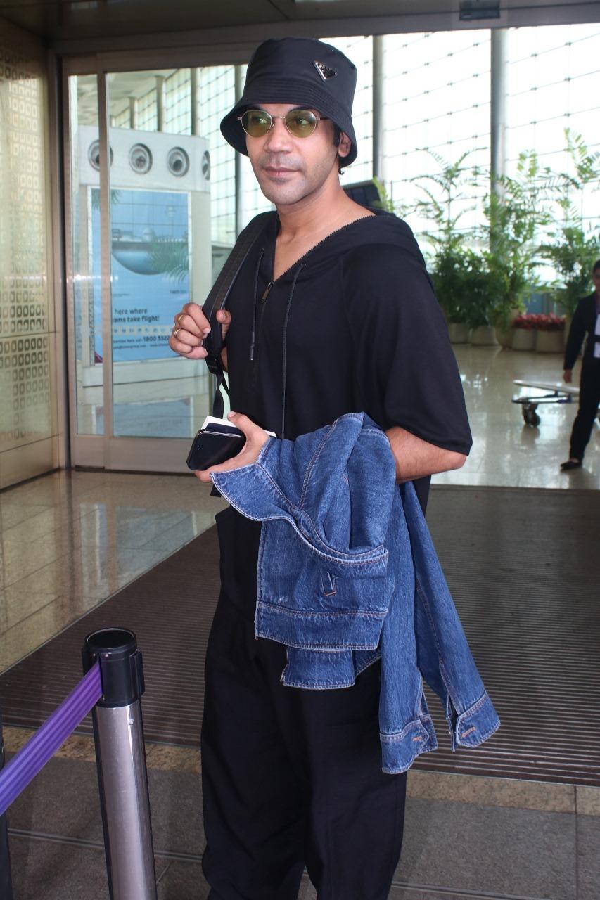Rajkummar Rao, the versatile actor known for his outstanding performances, was seen at the airport.
